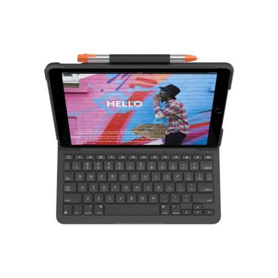 Logitech 920-009481 Slim Folio Ipad 7. Nesil, 8. Nesil, 9. Nesil Için Klavyeli Kılıf