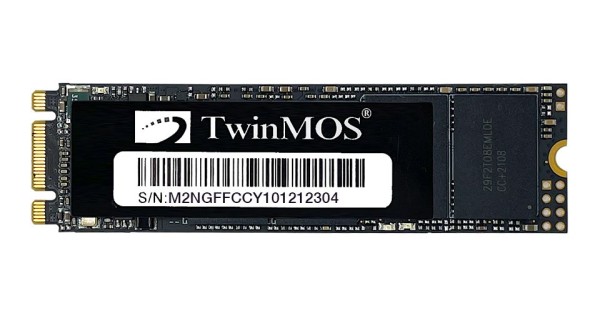 Twinmos 512GB 3DNAND 580MB-550MB/s NGFFFGBM2280 SATA3 M2