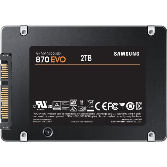 Samsung 870 Evo 2TB 560MB-530MB Sata SSD