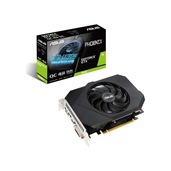 ASUS GEFORCE PHOENIX GTX 1650 4GB 128bit GDDR6 1635MHz OC DVI HDMI DP (PH-GTX1650-O4GD6) EKRAN KARTI