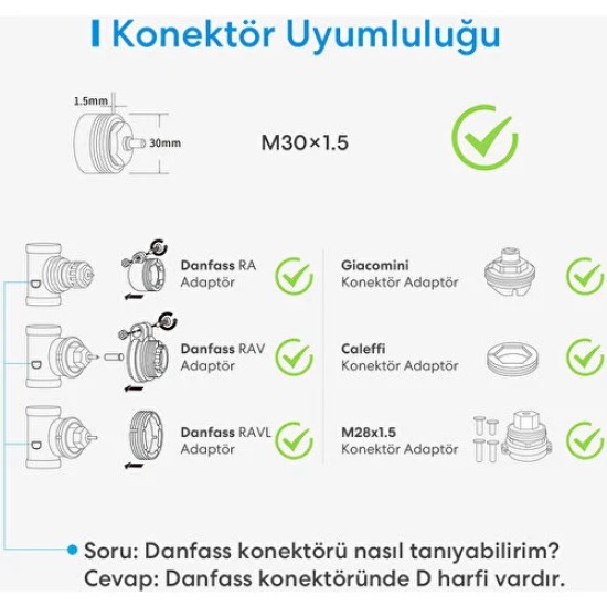 Meross Wi-Fi Uzaktan Kontrollü Akıllı HUB ve Termostat Vanası