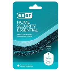 Eset Home Securıty Essentıal 5 Kullanıcı 1 Yıl 