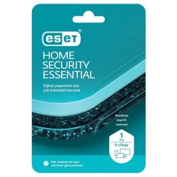 Eset Home Securıty Essentıal 5 Kullanıcı 1 Yıl 
