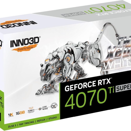 Inno3D RTX 4070 Super Twin x2 White OC 192 Bit GDDR6X 12 GB Ekran Kartı