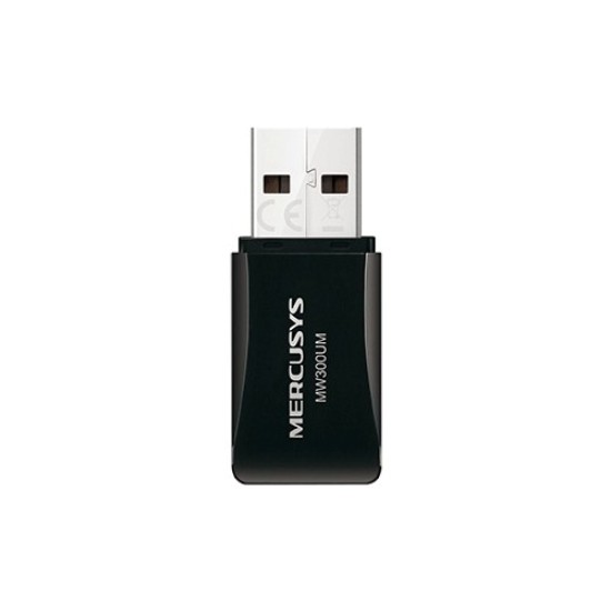 Mercusys MW300UM N300 Mbps Wireless Mini USB Adaptör