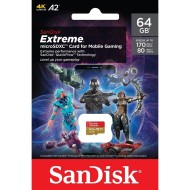 Sandisk Extreme 64GB 170/80MB/S Microsdxc A2 V30 Mobile Gaming Hafıza Kartı SDSQXAH-064G-GN6GN