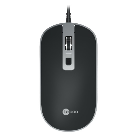 Lenovo Lecoo MS104 USB Kablolu 1600DPI 4 Tuşlu Optik Mouse Siyah