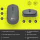 Lenovo Lecoo WS202 Kablosuz 1200DPI 4 Tuşlu Optik Mouse Gri