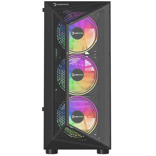 GamePower Eclipse 4*120mm A-RGB Fan 500W 80+ Bronze ATX Gaming Kasa