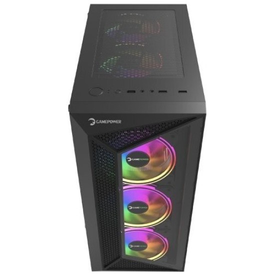 Gamepower Eclipse 4*120MM A-Rgb Fan 500W PSU Gaming Kasa