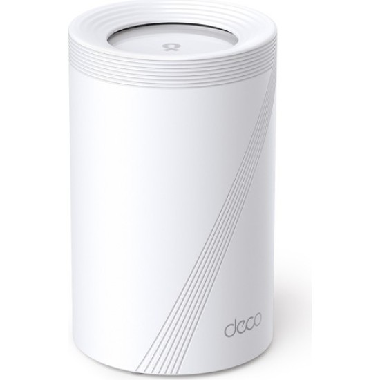 TP-Link Deco BE65(3-pack), BE9300 Mbps, 4 × 2.5 Gbps Portlar, 320 MHz Kanallar, 6 GHz Bandında Çalışır, 200 Cihaza Kadar Bağlanılabilirlik, VPN, WPA3, Üç Bantlı Wi-Fi 7 Mesh Sistemi