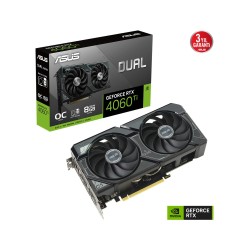 Asus RTX 4060 TI Dual OC DUAL-RTX4060TI-O8G 128 Bit GDDR6 8 GB Ekran Kartı