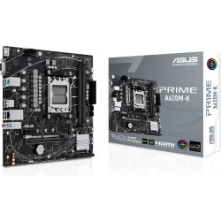 Asus Prıme A620M-K Amd A620 Am5 Ddr5 6400 Hdmı Vga M2 Usb3.2 Aura Rgb Matx Anakart