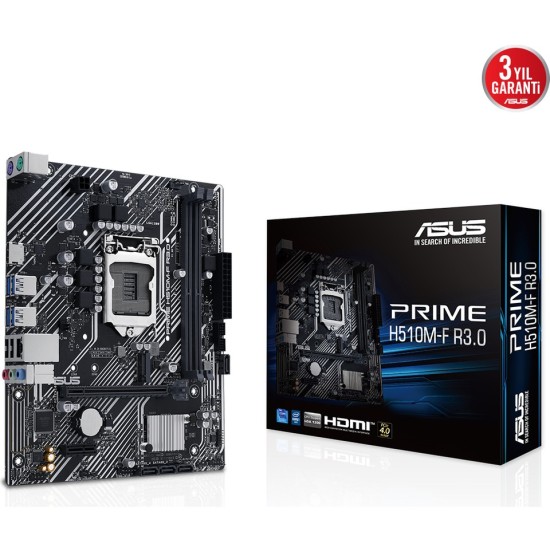 Asus Prime H510M-F R3.0 Intel LGA1200 DDR4 Micro ATX Anakart