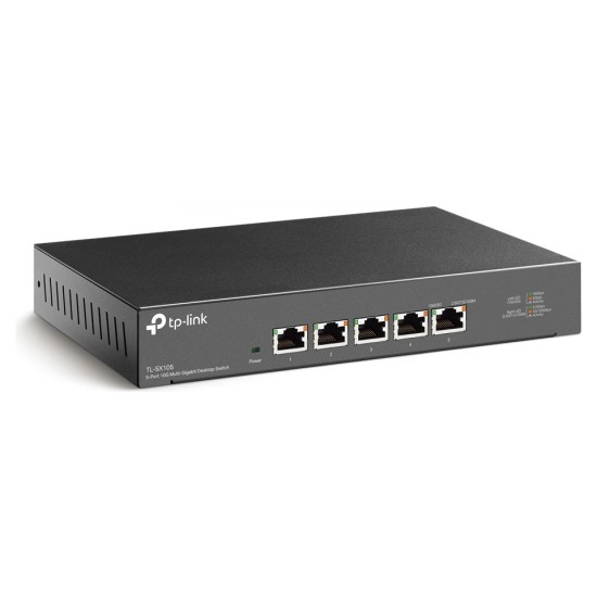 TP-LINK TL-SX105 5 Port 10G Multi Gigabit Masaüstü Switch