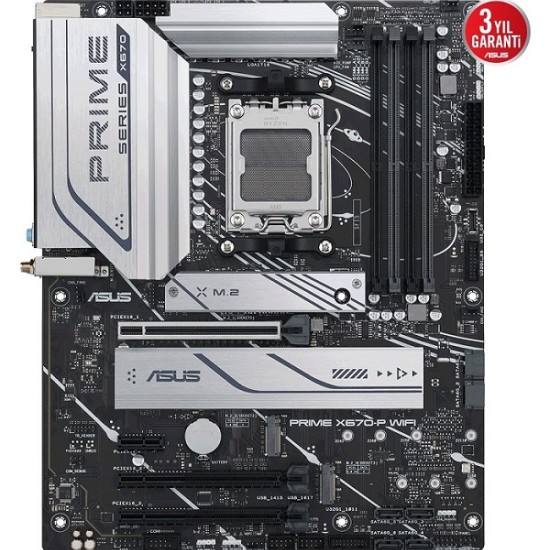 Asus Prime X670-P Wi-Fi AMD AM5 DDR5 ATX Anakart