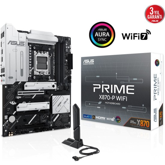 Asus Prime X870-P Wi-Fi AMD AM5 DDR5 ATX Anakart