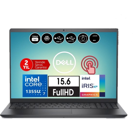 Dell Inspiron 3530 I35301018TU Intel Core İ7-1355U 16GB 1TB SSD Fhd 15.6