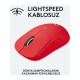 G PRO X SUPERLIGHT Ultra Hafif HERO 25.600 DPI 400 IPS LIGHTSPEED Kablosuz Oyuncu Mouse - Kırmızı