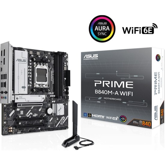 Asus Prime B840M-A Wi-Fi AMD AM5 DDR5 Micro ATX Anakart