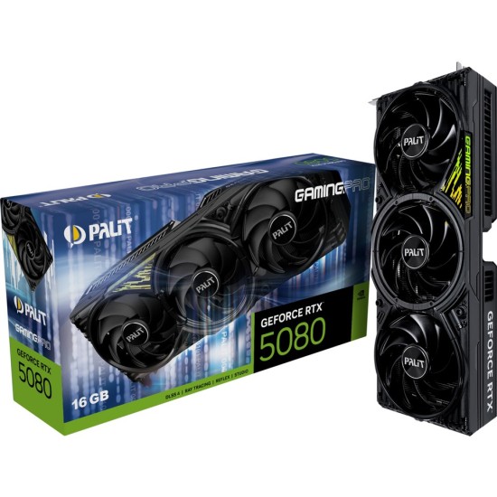 Palit Nvidia Geforce RTX5080 Gamingpro 16GB 256BIT Gddr7 Ekran Kartı NE75080019T2-GB2031A