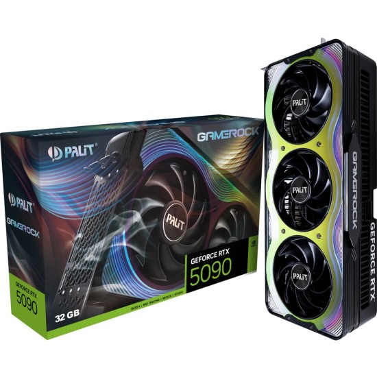 Palit Nvidia Geforce RTX5090 Gamerock 32GB 512BIT Gddr7 Ekran Kartı NE75090019R5-GB2020G