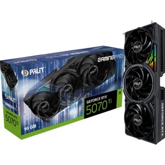 Palit RTX 5070 TI GamingPro NE7507T019T2-GB2031A 256 Bit GDDR7 16 GB Ekran Kartı